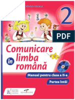 Comunicare in limba romana. Manual pentru clasa a II-a (partea I )