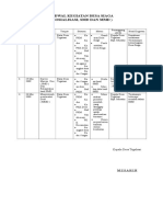 Jadwal Poskesdes Desa Tegalsari 2009