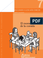 Educando A Los Más Chicos Nº7. Cuadernos para Familias. El Momento de La Comida