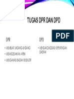 Tugas DPR Dan DPD