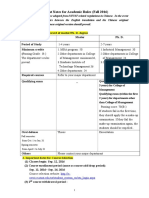 1051 Important Notes for Academic Rules