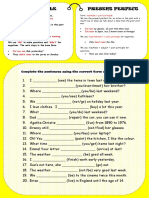 Past Simple or Present Perfect Fun Activities Games 43852