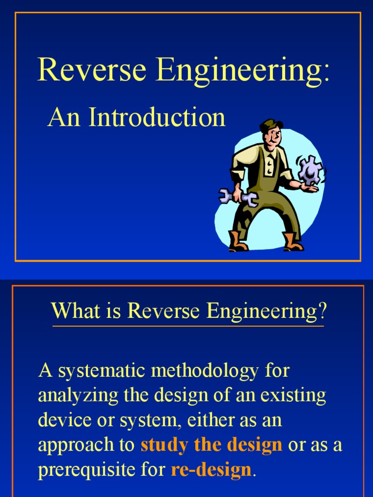 Reverse Engineering An Introduction Download Free Pdf Nature System