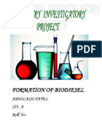 Formation of Biodiesel: A Concise Guide