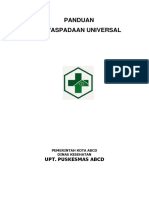 PANDUAN Kewaspadaan Universal