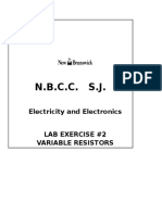 N.B.C.C. S.J.: Electricity and Electronics