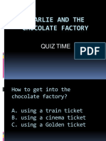 Charlie and The Chocolate Factory: Quiz Time