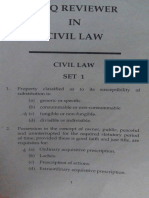 Set 1 Reviewer Civil Law