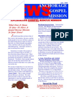 July 2005 Anchorage Gospel Rescue Mission Newsletter