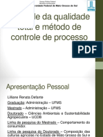 Tema 1 - Controle Da Qualidade Total e Merodo de Controle de Processo