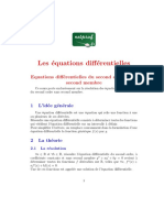 Mathematiques Terminale Equations Differentielles Ordre 2 SSM