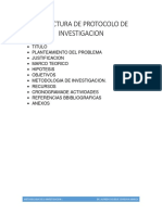 Estructura de Protocolo de Investigacion