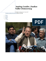 Pakistan, Ousting Leader, Dashes Hopes For Fuller Democracy: The Interpreter