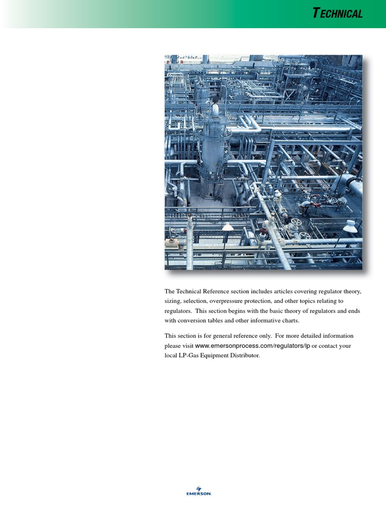 LP Gas Regulators Equipment Application Guide Technical Section en