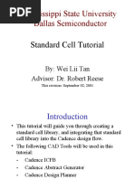 Mississippi State University Dallas Semiconductor: Standard Cell Tutorial