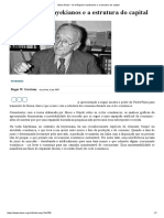 Os Triângulos Hayekianos e A Estrutura Do Capital: Economia