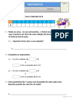 Tabuada do 8 atividades matemática 3o ano