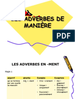 Adverbes Manière 9.º