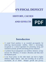 Pakistan'S Fiscal Defecit: History, Causes and Effects
