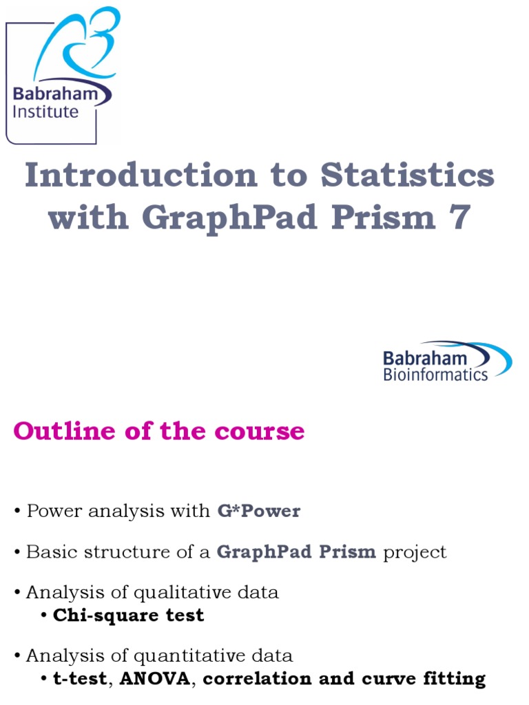GraphPad Prism Slides PDF Statistical Power Standard Deviation