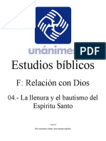 La Llenura y El Bautismo Del Espiritu Santo