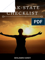 The Morning Peak-State Checklist by Benjamin P. Hardy