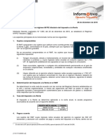 Informativo Tributario Establecen Régimen MYPE Tributario Del Impuesto a La Renta 26.12.16