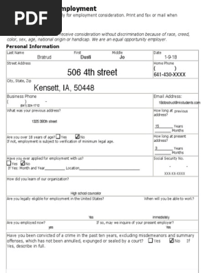 job application 18