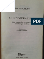 DUMONT LOIUS - O Individualismo Uma Perspectiva Antropológica Da Ideologia Moderna PDF