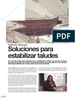 Soluciones para estabilizar taludes e infraestructura