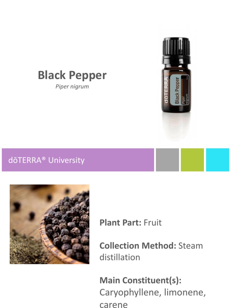 Black Pepper Dōterra® Product Tools Dōterra® Product Tools PDF
