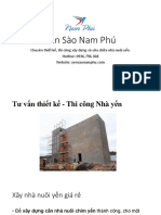 Chi phí xây nhà yến là bao nhiêu? Báo giá thi công nhà yến - Yen Sao Nam Phu