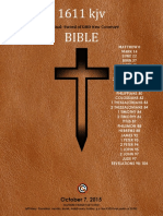 1611 Bible KJV Sword of God