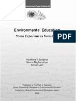 Environmental Education - Some Experiences From India