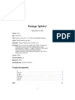 Lpsolve PDF