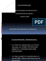 errores en los procesos de contratacion