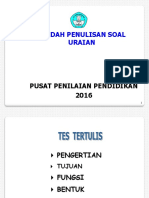 PENULISAN SOAL URAIAN