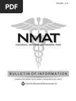 Nmat Bulletin of Information