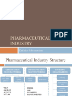Pharmaceutical Industry: Krithika Subramaniam