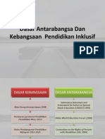 Dasar Pendidikan Inklusif