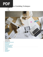 4 Construction Scheduling Techniques