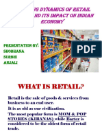 Changing Dynamics of Retail Sector and Its Impact On Indian Economy