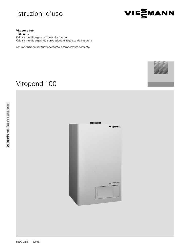 Vitopend 100 WHE 12 98 PDF — free download
