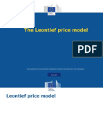 Leontief Price Model Explained