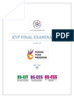 KYP Final Exam Guide Version 1.0 PDF