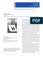 Handbook of Evaluation Methods For Health Informatics: Book Review