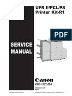 Canon Ufr II, PCL, Ps Printer Kit r1 Service Manual