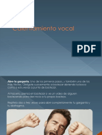 Taller 1. Calentamiento Vocal