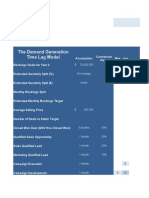 The Demand Generation Time Lag Model