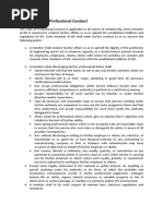 ICE Professional Conduct Code Overview | PDF | Bribery | Plagiarism